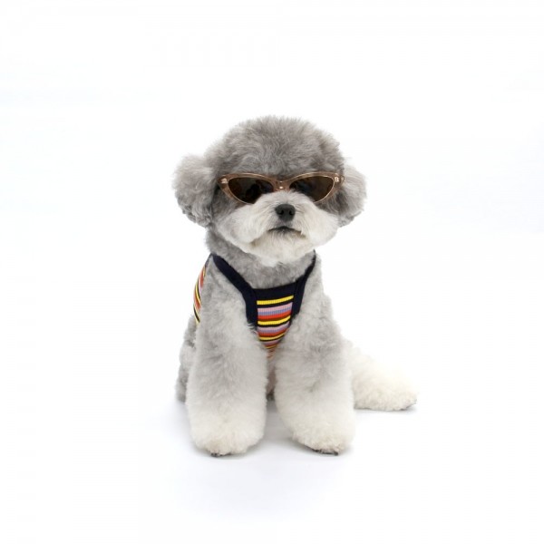 페오펫몰,[여름맞이특가] 키니키니 오리지널 스트라이프 크롭탑 (네이비)