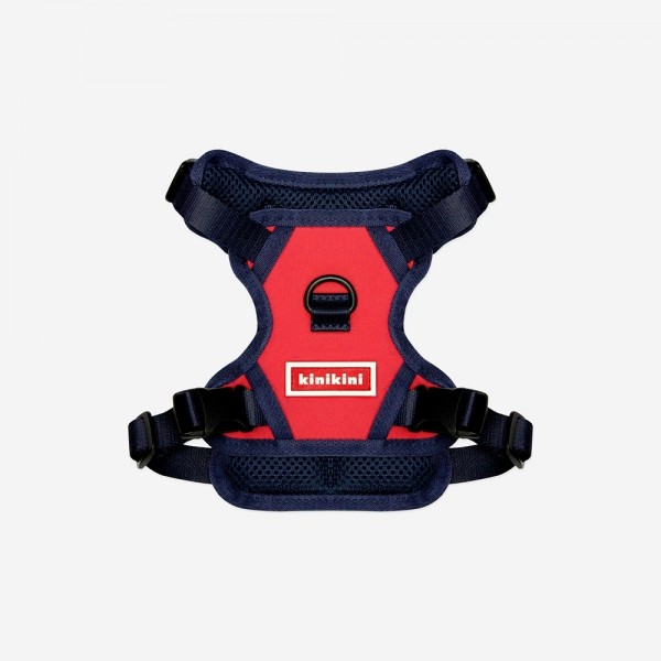 페오펫몰,키니키니 SIGNATURE LOGO MESH HARNESS-RED(메쉬하네스)