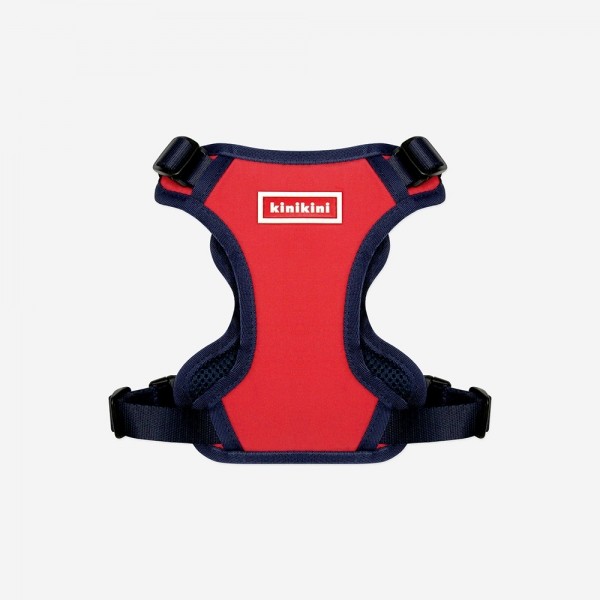페오펫몰,키니키니 SIGNATURE LOGO MESH HARNESS-RED(메쉬하네스)