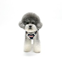 [댕냥데이특가] DOT FLOWER BEAR MESH HARNESS-NAVY(메쉬하네스)