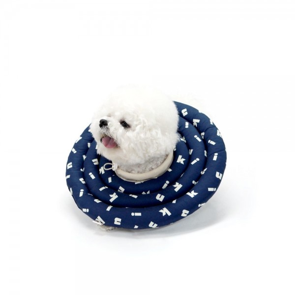 페오펫몰,[댕냥데이특가] SIGNATURE LOGO DONUT NECK COLLAR-2COLOR(넥카라)