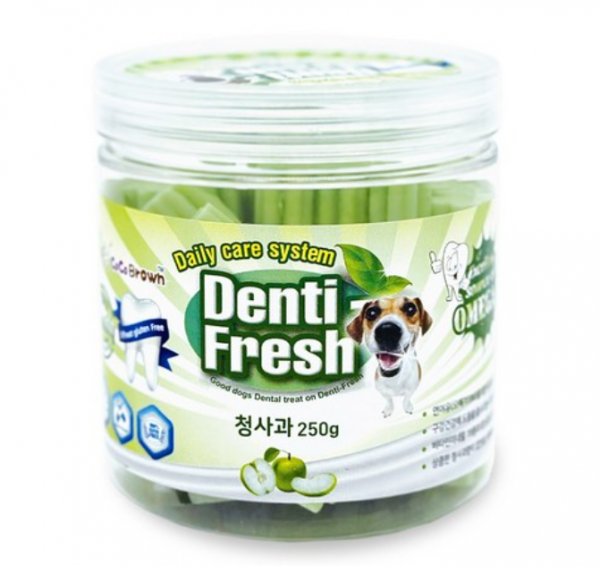 페오펫몰,[코코브라운] 덴티후레쉬 청사과 250g [최저가]