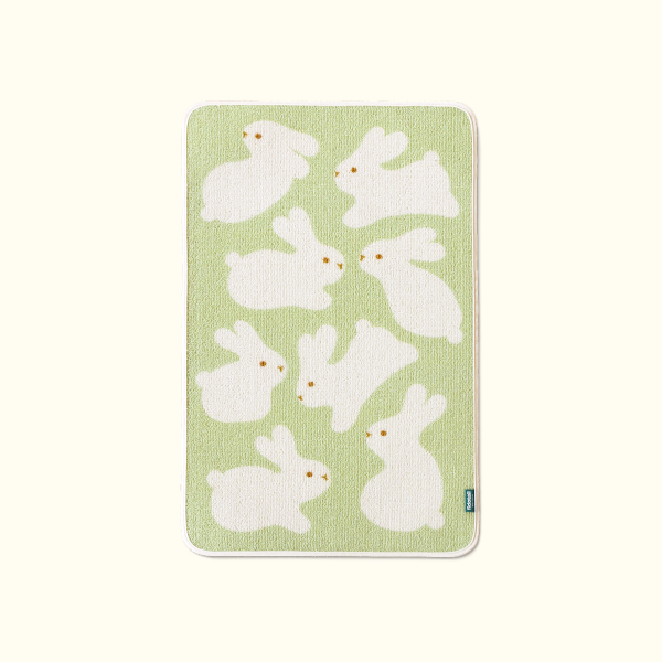 페오펫몰,피도테일 아트 포스터 스크래쳐 매트 (토끼 친구들)