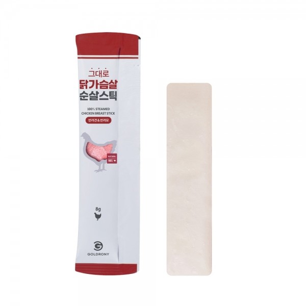 페오펫몰,[텐텐특가]골드로니 그대로 순살스틱 닭가슴살 4개입