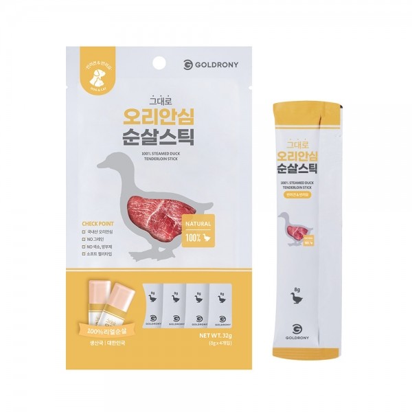 페오펫몰,[텐텐특가]골드로니 그대로 순살스틱 오리안심 4개입