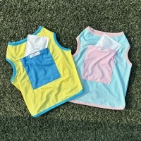 해피댕댕 투톤쿨조끼 (2color) 강아지 쿨링나시 아이스팩포함 S - 2XL