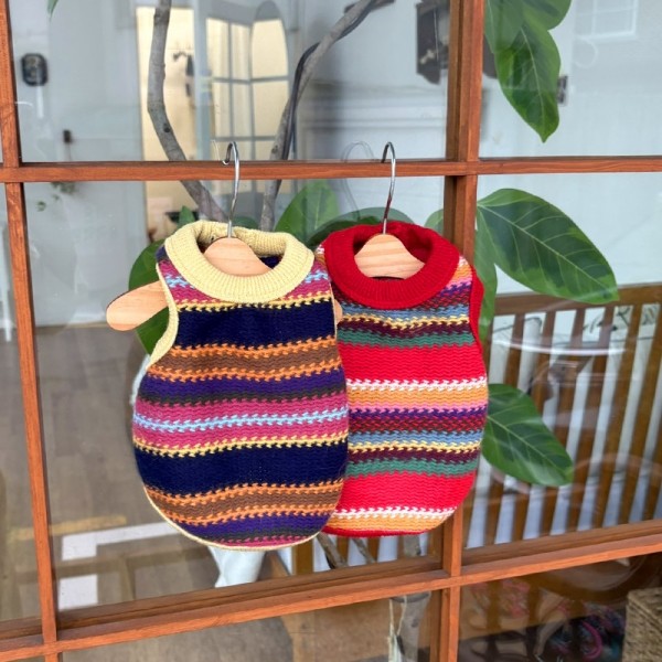 페오펫몰,해피댕댕 베네가디건 / 강아지 촌캉스 아우터 조끼 XS-2XL