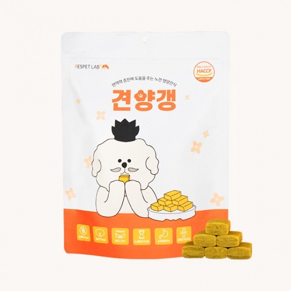 리스펫랩 강아지 노령견 간식 견양갱 7g x 30p