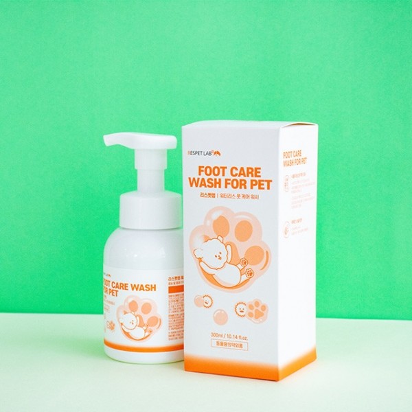 페오펫몰,리스펫랩 강아지 자극 없는 순한 워터리스 풋 케어 300ml