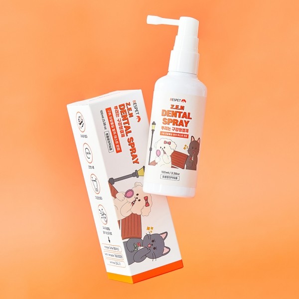 페오펫몰,리스펫랩 강아지 고양이 뿌리는 치약 구강청결제 100ml