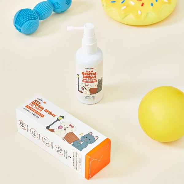 페오펫몰,리스펫랩 강아지 고양이 뿌리는 치약 구강청결제 100ml