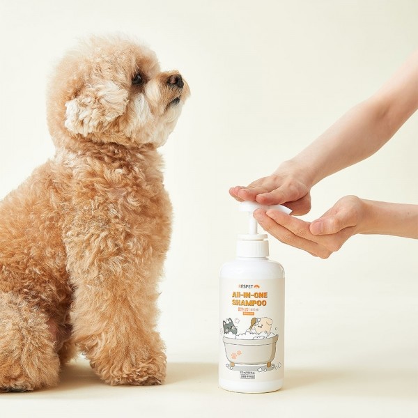 페오펫몰,리스펫랩 강아지 고양이 더 순한 저자극 올인원 샴푸 500ml