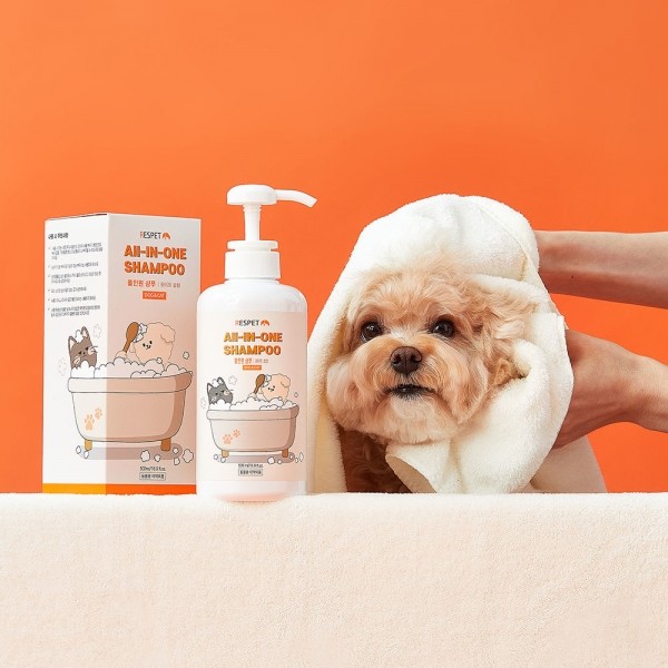 페오펫몰,리스펫랩 강아지 고양이 더 순한 저자극 올인원 샴푸 500ml