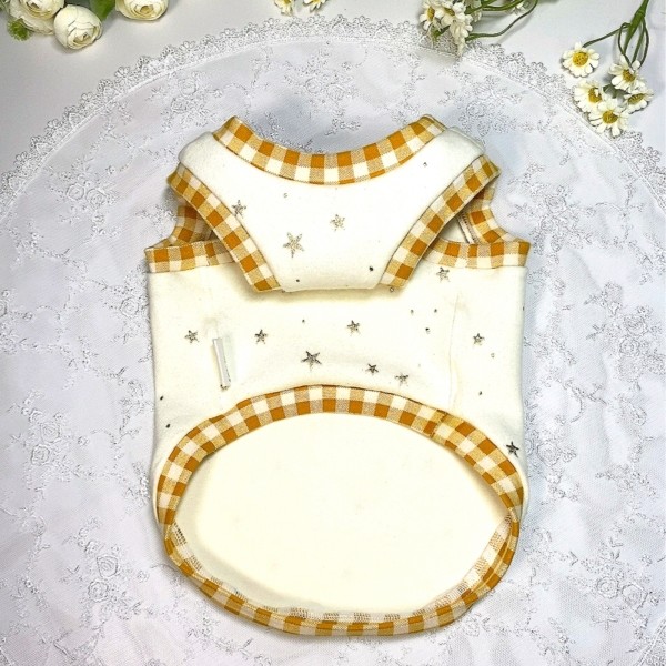 페오펫몰,[새해특가]2장 강아지티셔츠,별, 스트라이프,강아지옷,애견옷,핸드메이드,애견의류