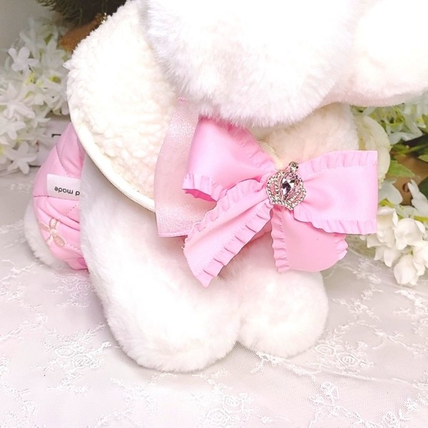 페오펫몰,[꽃길특가]핑크허니 퀼팅패딩 강아지겨울옷, 강아지아웃터 패딩조끼,애견의류,D링,강아지패딩