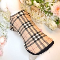 [꽃길특가]체크안기모 스판티셔츠,강아지옷,스웻셔츠,애견옷,퍼스카프,채크리본