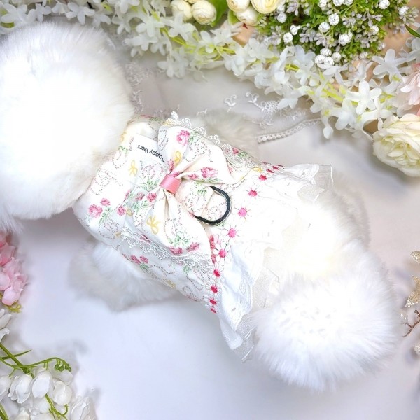 페오펫몰,[꽃길특가]꽃놀이 하네스,강아지하네스,애견의류