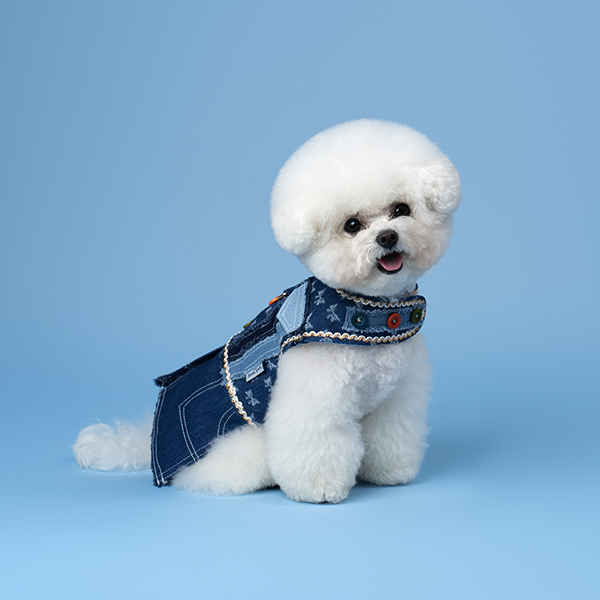 페오펫몰,(Renewal) Denim Harness DeepBlue 데님하네스 딥블루