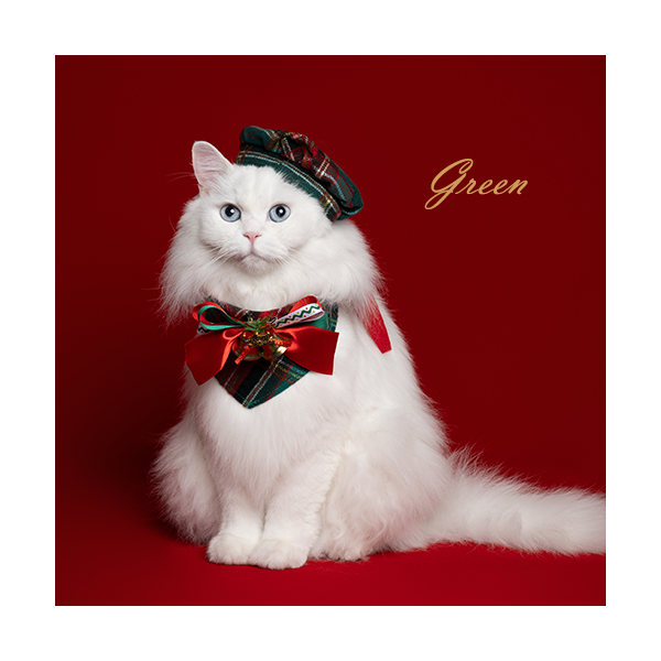 페오펫몰,X-mas Bandana & Beret  (크리스마스 반다나 & 베레모 2종)