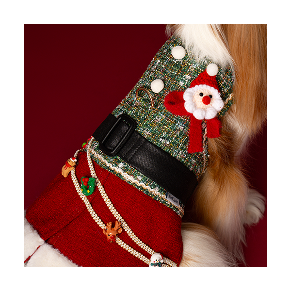 페오펫몰,Santa Harness Dress 산타하네스