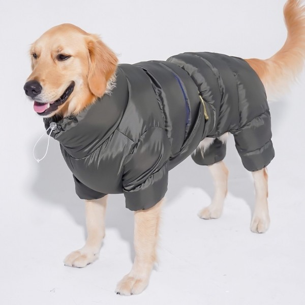 페오펫몰,볼륨 업 올인원 패딩(카키)