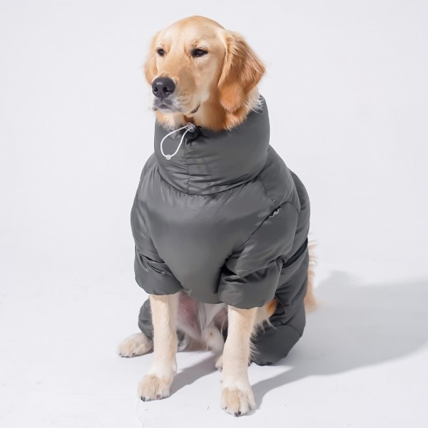 페오펫몰,볼륨 업 올인원 패딩(카키)