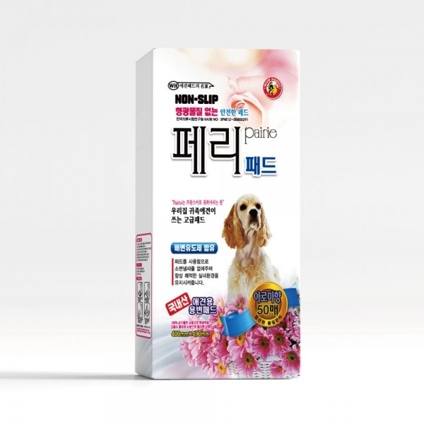 페오펫몰,와우 논슬립 페리패드 일반형 50매