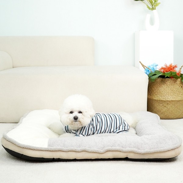 페오펫몰,개과천선 울 메쉬 강아지 사각 방석