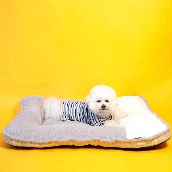 페오펫몰,개과천선 울 메쉬 강아지 사각 방석