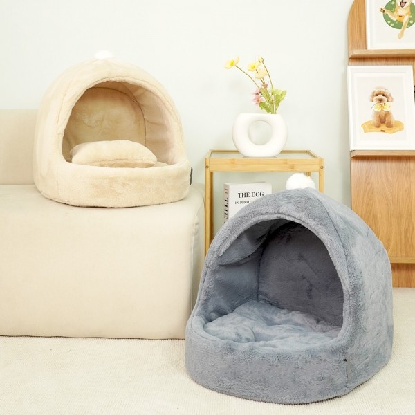 페오펫몰,[새해특가] 개과천선 겨울용 케이브 강아지 집 동글이 하우스