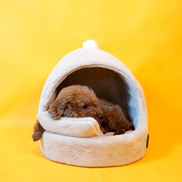 페오펫몰,[새해특가] 개과천선 겨울용 케이브 강아지 집 동글이 하우스