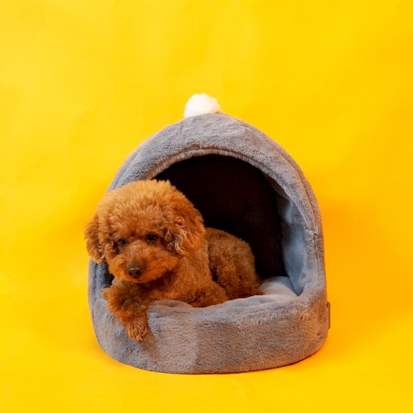 페오펫몰,[새해특가] 개과천선 겨울용 케이브 강아지 집 동글이 하우스