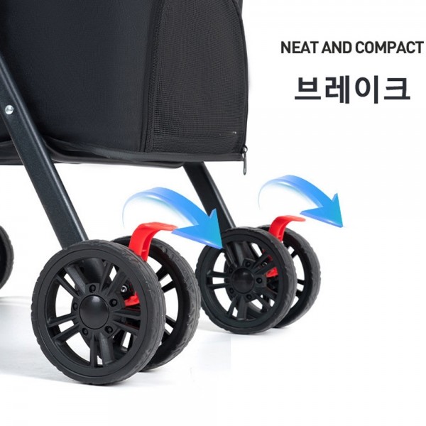 페오펫몰,개과천선 어비스 강아지 유모차