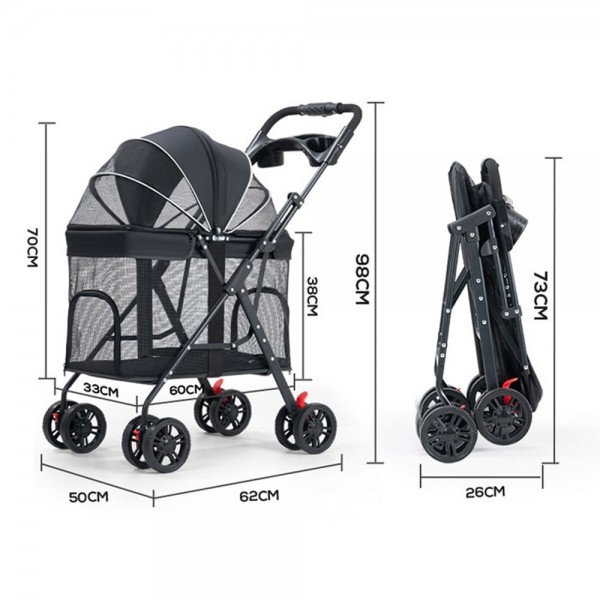 페오펫몰,개과천선 네트라 강아지 유모차