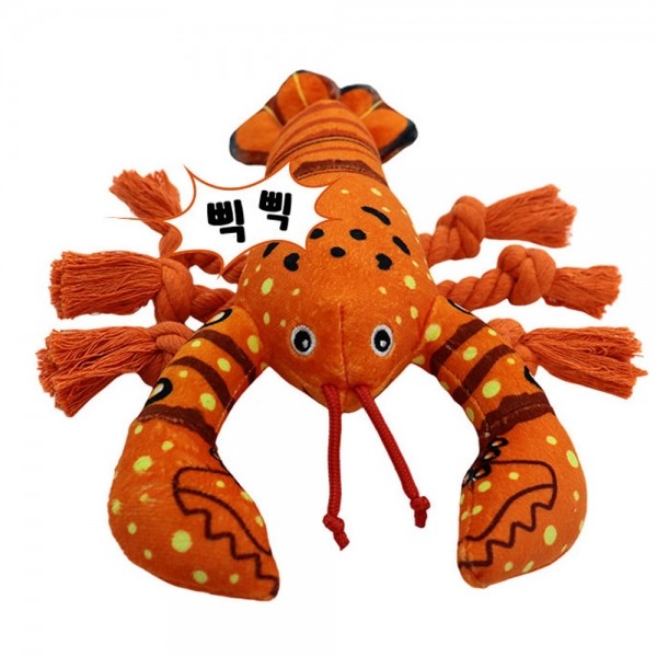 페오펫몰,개과천선 가재 삑삑이 노즈워크 강아지 장난감