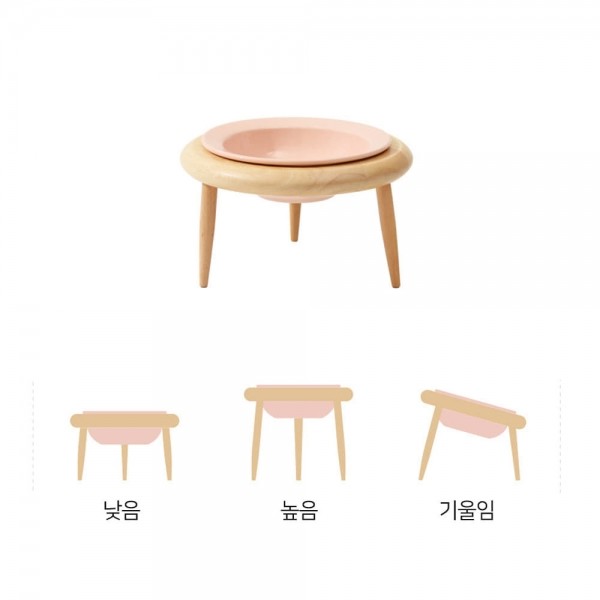 페오펫몰,개과천선 우든볼 세라믹 반려동물 식기