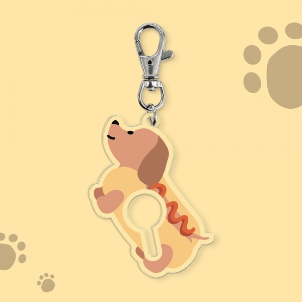 강아지 산책 용품 배변 봉투 풉키링 핫도그