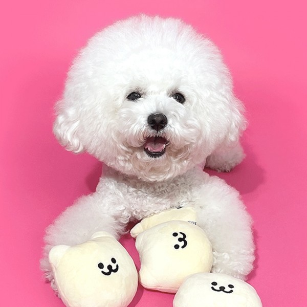 페오펫몰,강아지 용품 삑삑이 바스락 장난감 곰찌