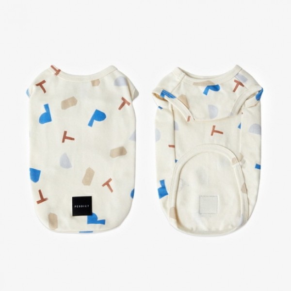 페오펫몰,페딕트 오가닉 프린트 기본 나시 티셔츠 PETER (S~2XL) [최저가]