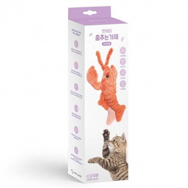페오펫몰,펫케어 춤추는가재 (움직이는 로봇 생선 고양이 캣닢 자동 장난감) [최저가]