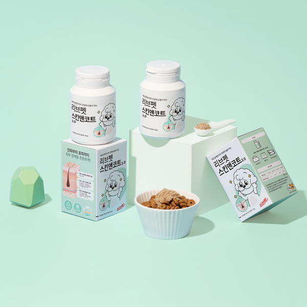페오펫몰,[리브펫] 스킨앤코트 2.0 피부영양제 통 60g [최저가]