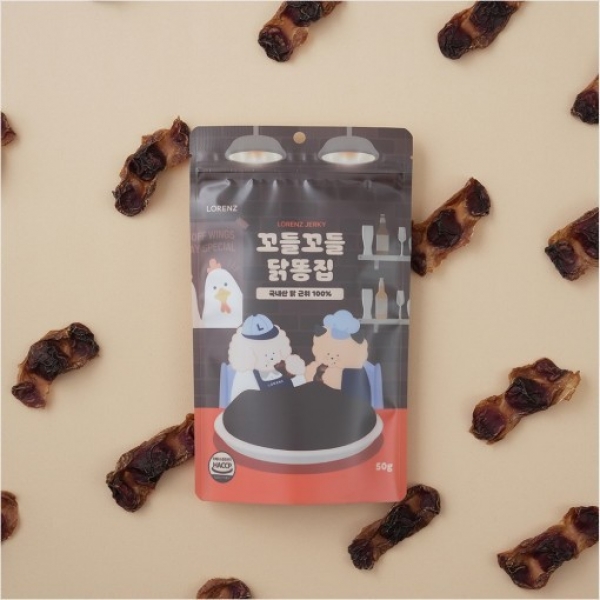 페오펫몰,[로렌츠] 꼬들꼬들 닭똥집 져키 수제간식 강아지 다이어트 간식 50g [최저가]
