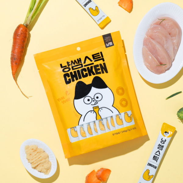 페오펫몰,[핏펫] 냥쌤 냥쌤스틱 고양이츄르 대용량 가성비 습식 간식 (11g*30ea) 3종 택 1