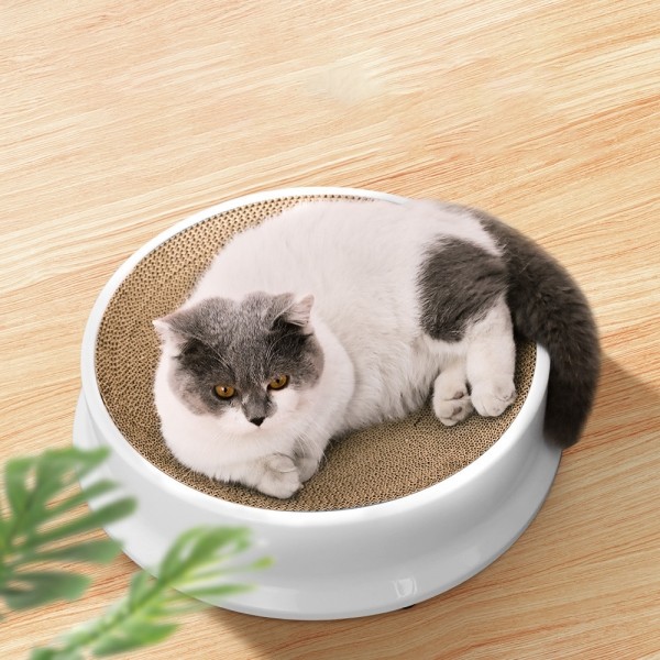 페오펫몰,[댕린이특가] 고양이원형스크래쳐 냥이 평판형 특대형 리필 37cm
