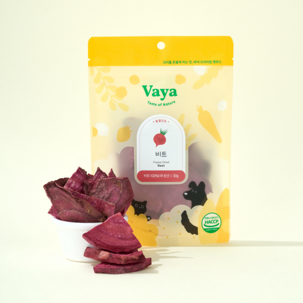 [바야][꽃길특가] 동결건조 간식 비트 트릿 30g 강아지 고양이 야채 채소 영양간식