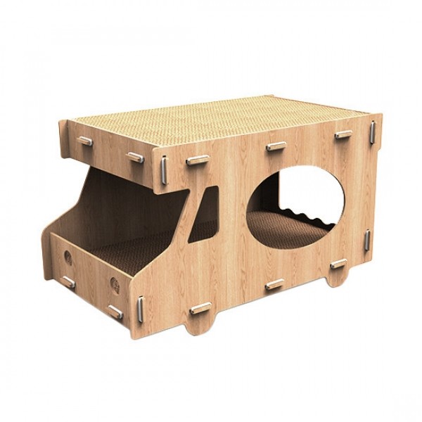 페오펫몰,루어캣 스크래쳐 숨숨집 트럭