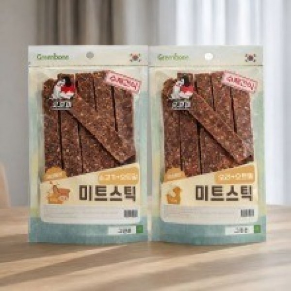 페오펫몰,굿보이 미트스틱 오리 오트밀 100g