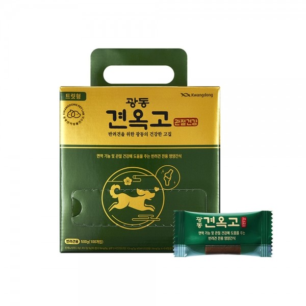 페오펫몰,[텐텐특가]강아지 영양제 광동 견옥고 관절건강+면역 100개입 대용량