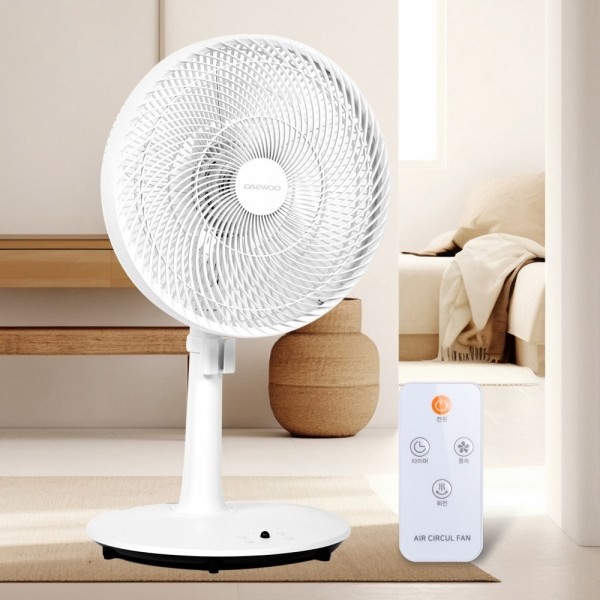 페오펫몰,대우 DEF-140F 에어 서큘팬 선풍기 (리모컨 포함)