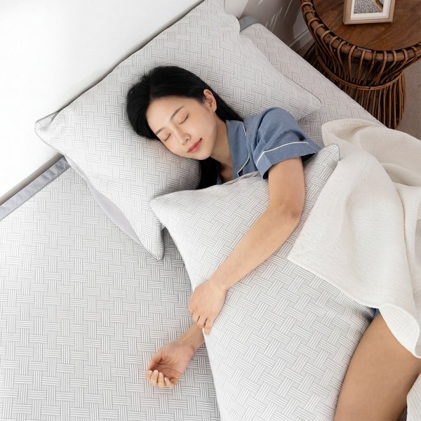 페오펫몰,[테라톤] 한일의료기 3D 에어매쉬 냉감 쿨패드 여름 침대 매트 고정 밴드 슈퍼싱글 120×205cm